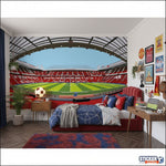 Papier Peint stade Old Trafford - Manchester United - Vignette | stickers foot