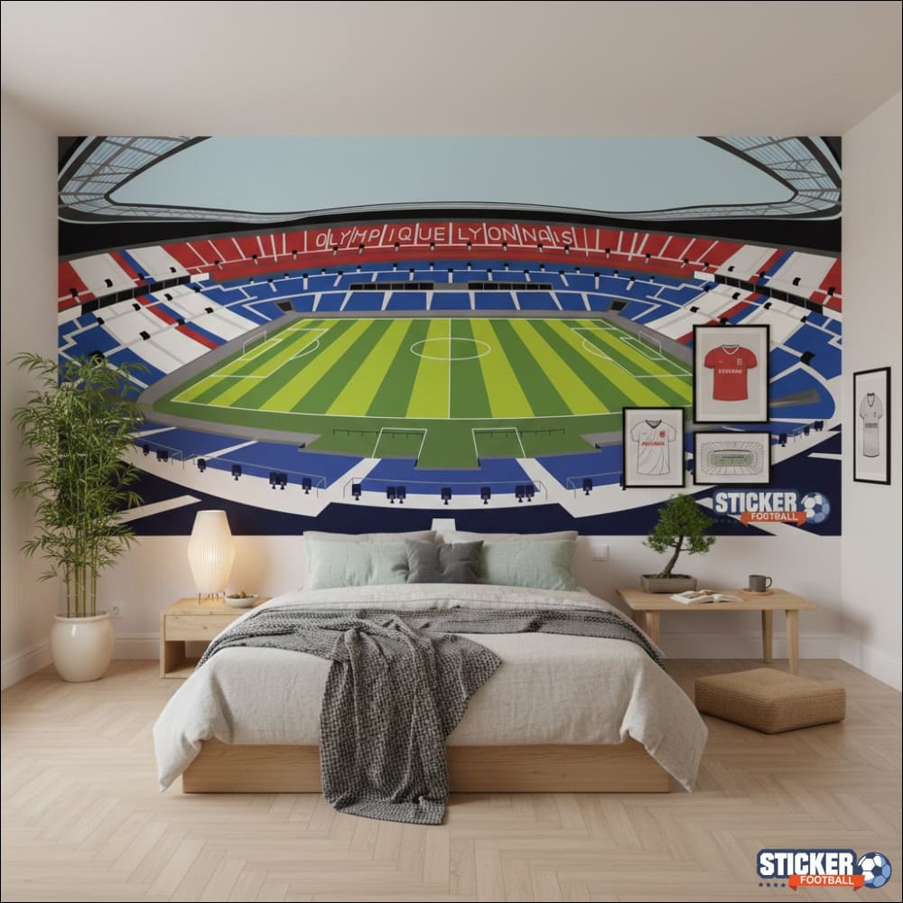 Visualisation Papier Peint stade Parc Olympique Lyonnais - Olympique Lyon