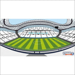 Papier Peint stade Stade Vélodrome - Olympique de Marseille - Vignette | stickers foot