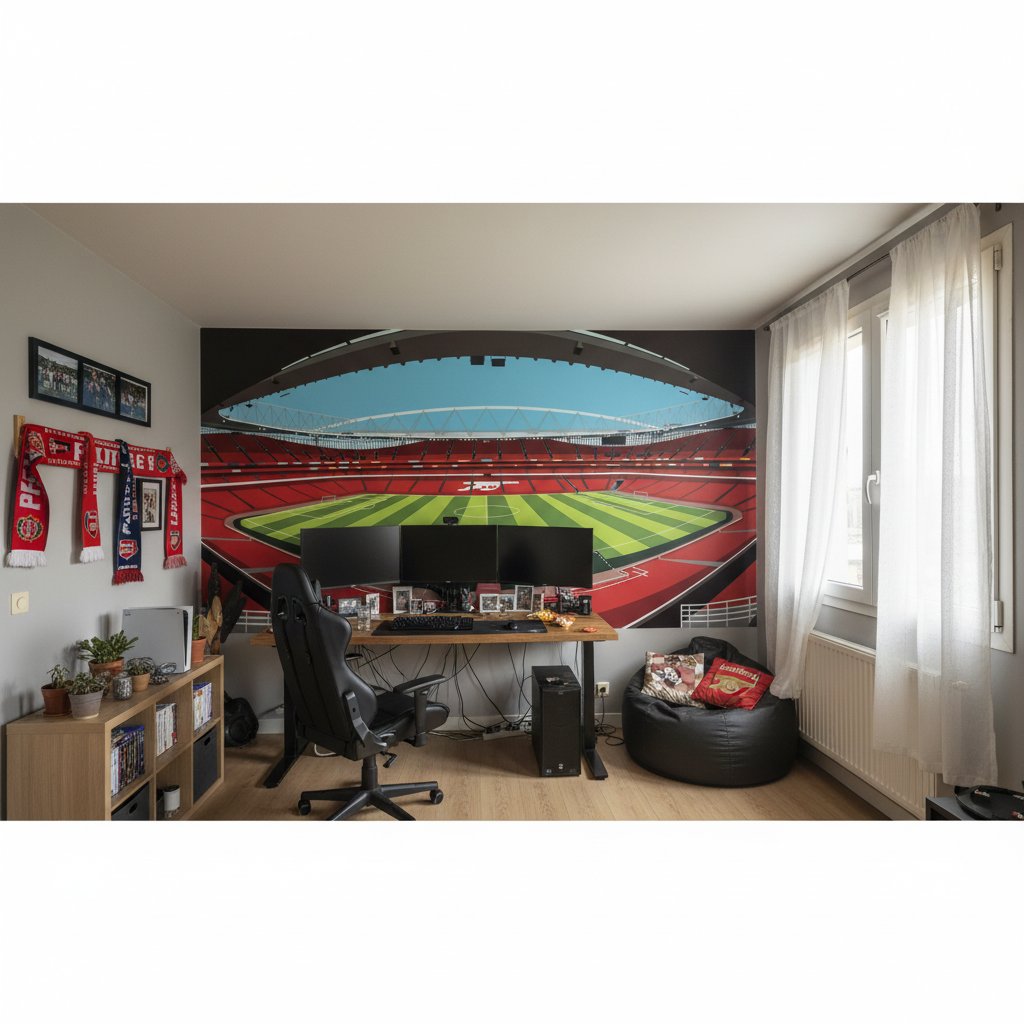 Visualisation Papier Peint stade Emirates Stadium - Arsenal FC
