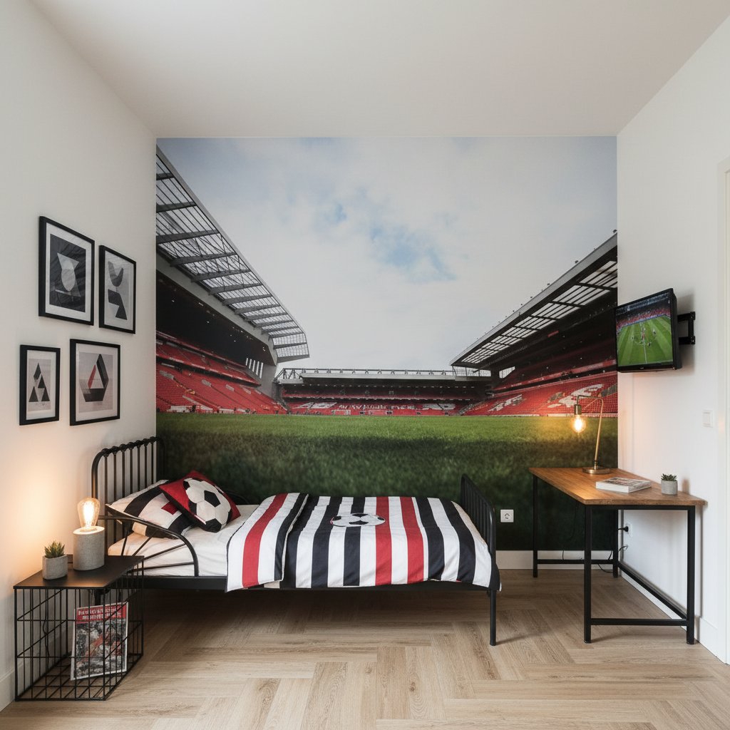 Visualisation papier peint foot Anfield Liverpoll stadium football