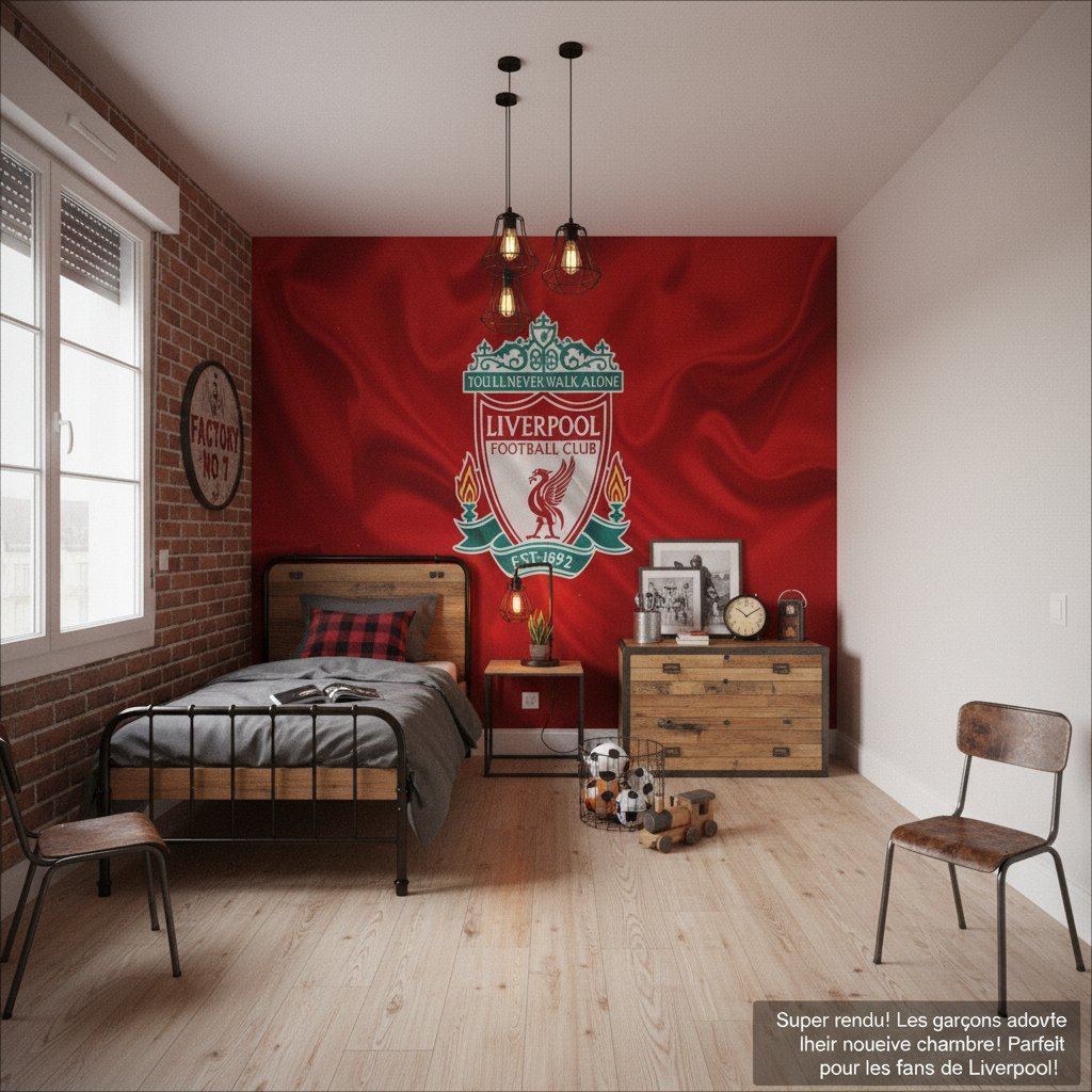 Visualisation papier peint football Liverpool