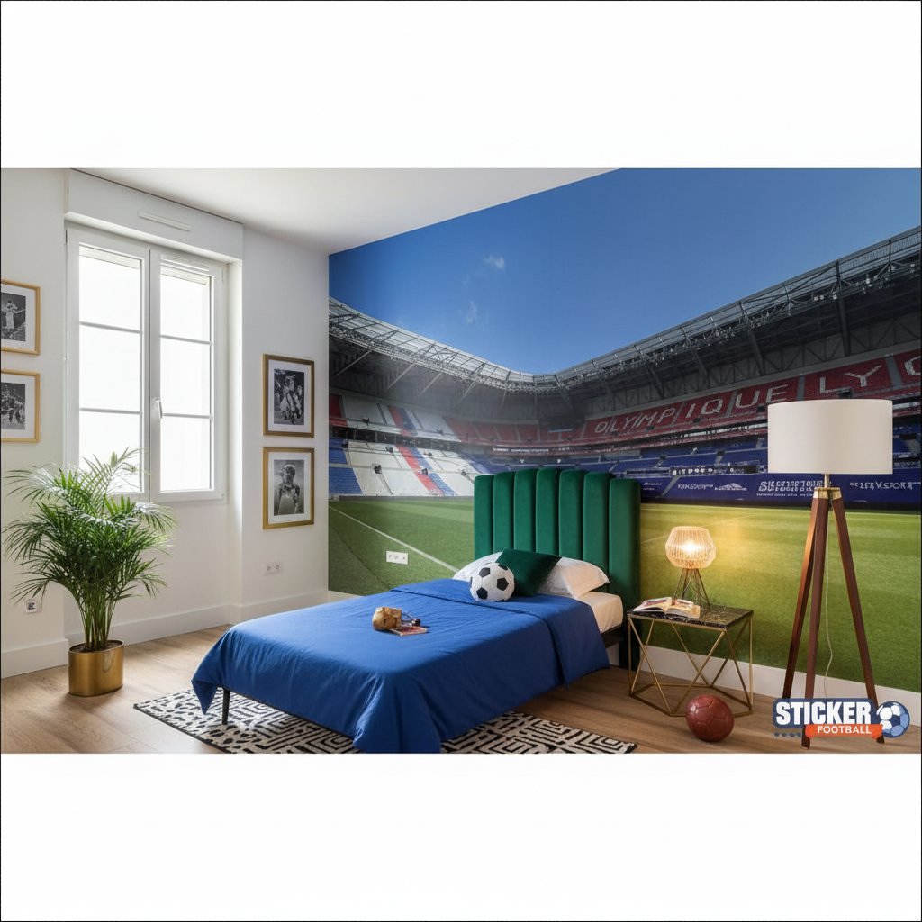 Visualisation papier peint football Stade Lyonnais