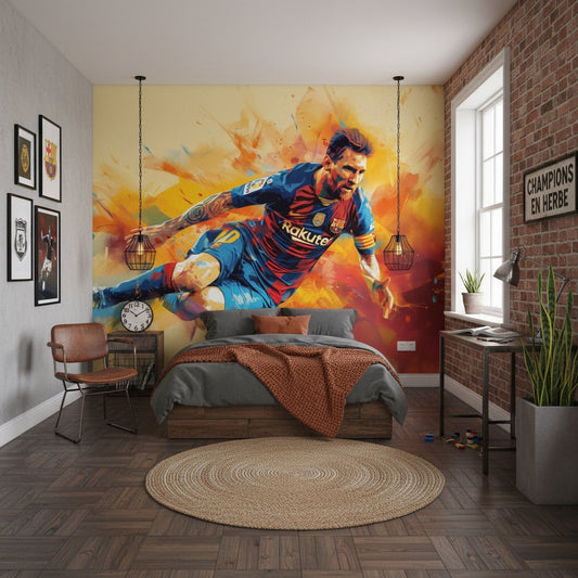 Visualisation Papier Peint Lionel Messi - FC Barcelona Soccer