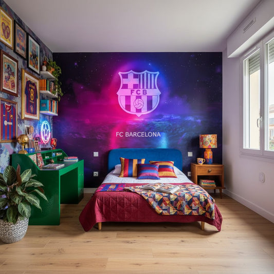 Visualisation Papier Peint FC Barcelona Esprit Sportif