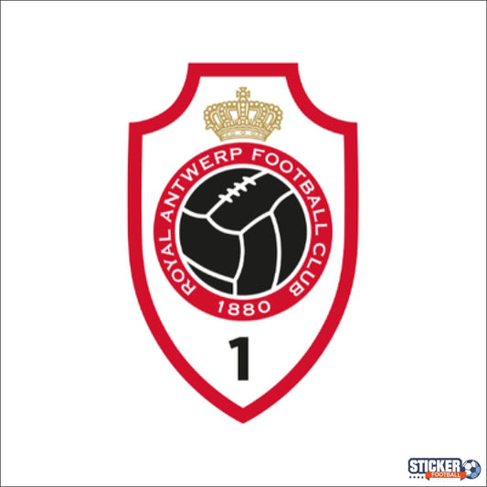 Sticker Antwerp logo football