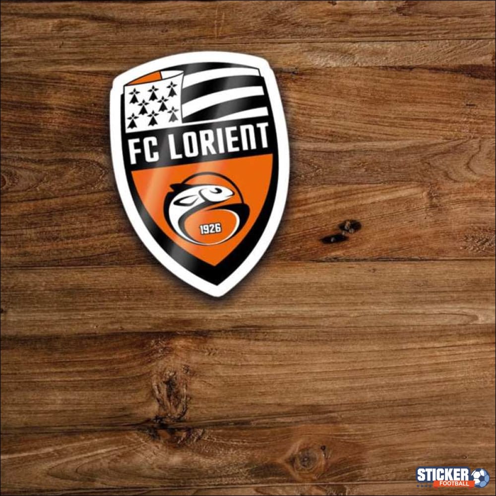 Autocollant de l’écusson du club de football FC Lorient