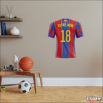Sticker foot- Decoration barca - Vignette | stickers foot