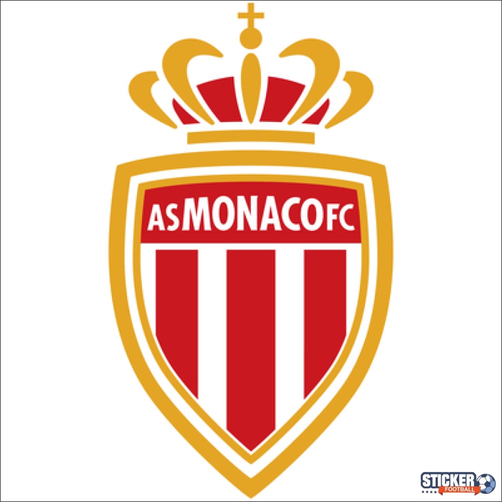 Sticker foot logo AS Monaco