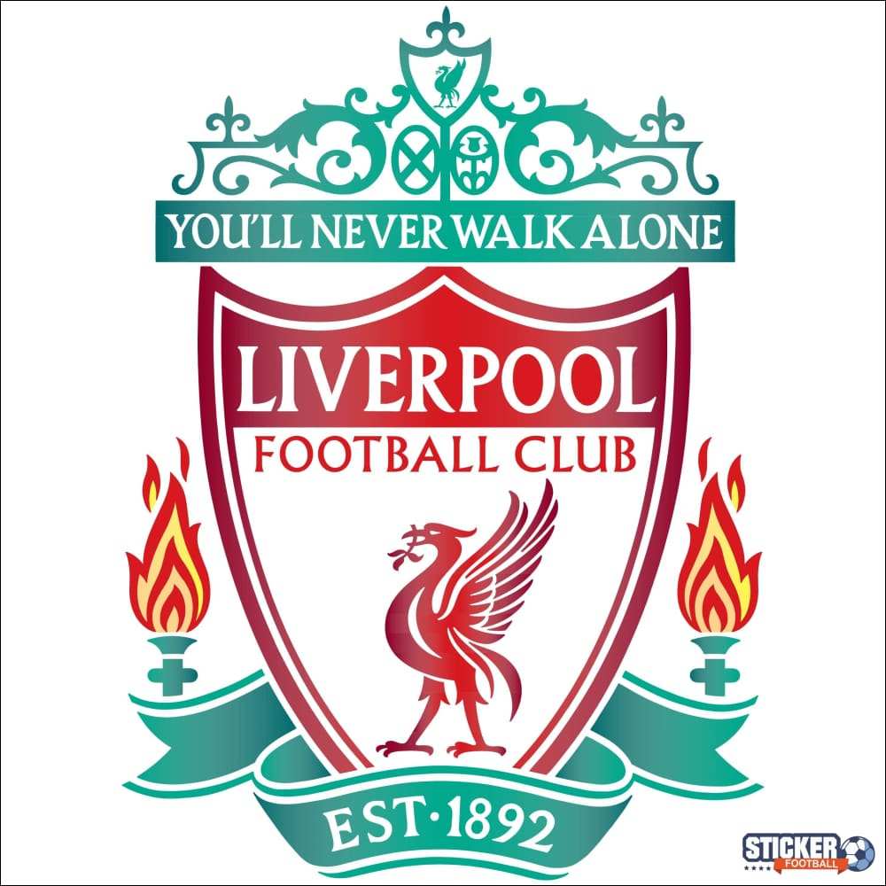Sticker foot logo Liverpool fc