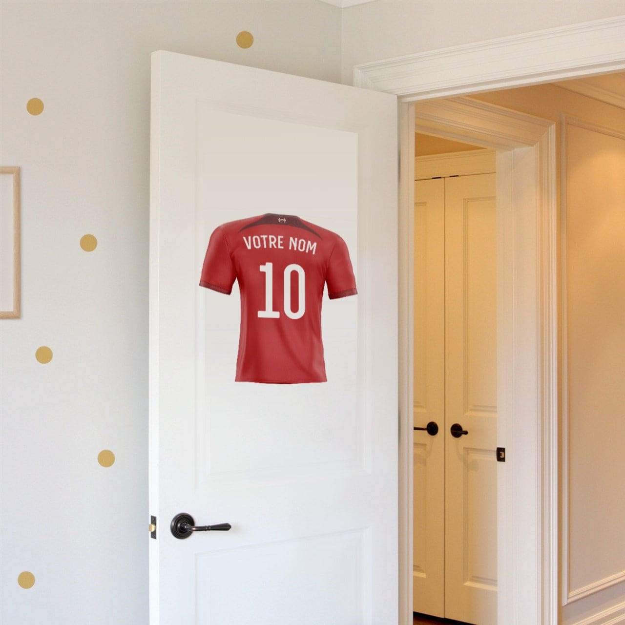 sticker maillot Liverpool personnalisé