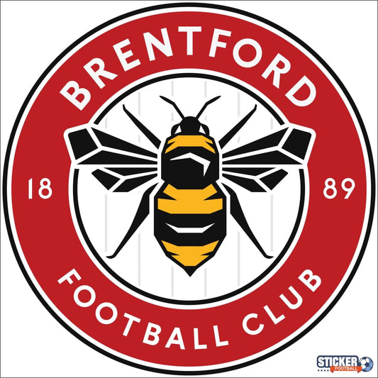 Sticker football Brentford logo