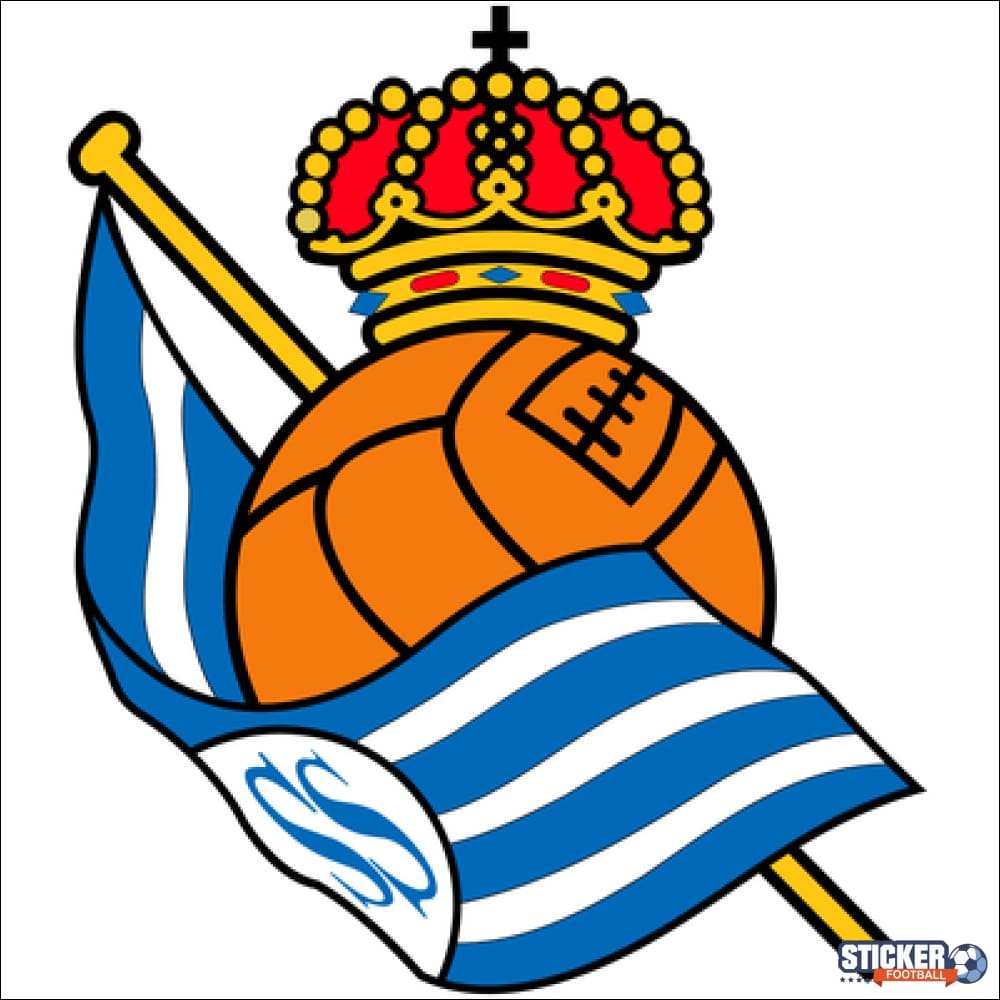 Sticker football logo Real Sociedad
