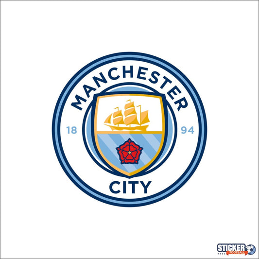 Sticker football Manchester City logos