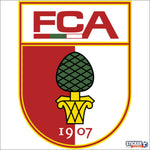 Sticker logo club Augsburg Foot - Vignette | stickers foot