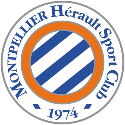 Sticker logo foot Montpellier