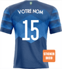 Adhésif Bresil maillot bleu personnalisé