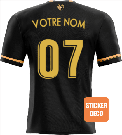 Autocollant déco du maillot de foot Valence Personnalisé