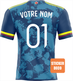 Autocollant du maillot Colombie spécial deco supporter - Vignette | stickers foot