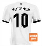 Deco PSG - sticker "Maillot PSG VISITEUR " Personnalisé 2023 - Vignette | stickers foot