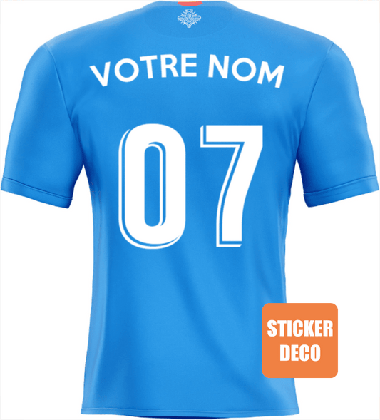 Déco adhésif - maillot Islande Personnalisé football