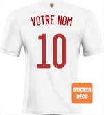 Déco adhésif maillot Norvege - Vignette | stickers foot