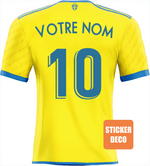 Déco adhésif maillot Suède 2023 - Vignette | stickers foot