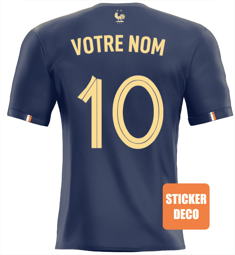 Decoration equipe de France 2023 sticker Personnalisé