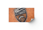 Déco mural football club FC Lorient logo tableau - Vignette | stickers foot