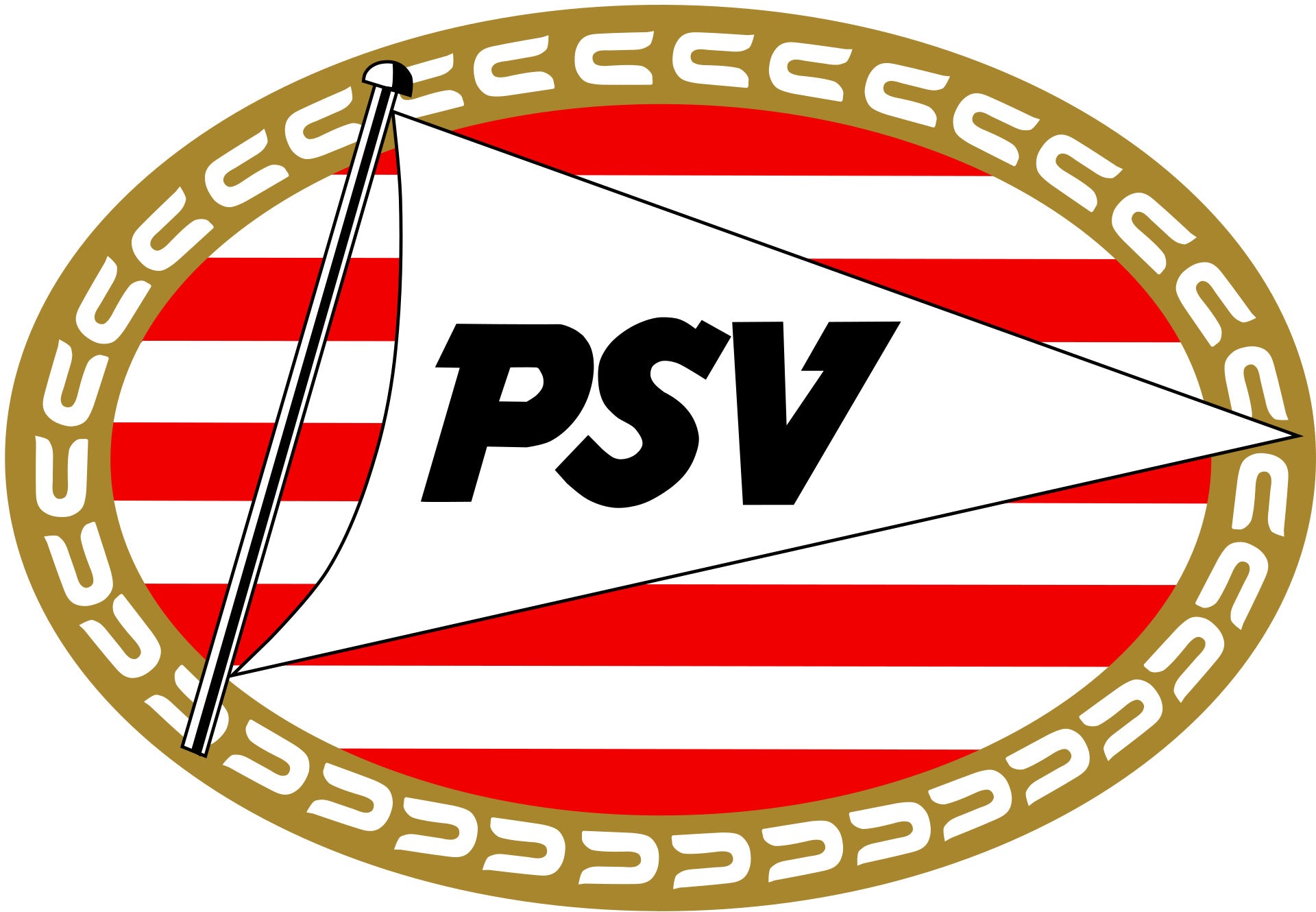 Autocollant du LOGO PSV Eindhoven