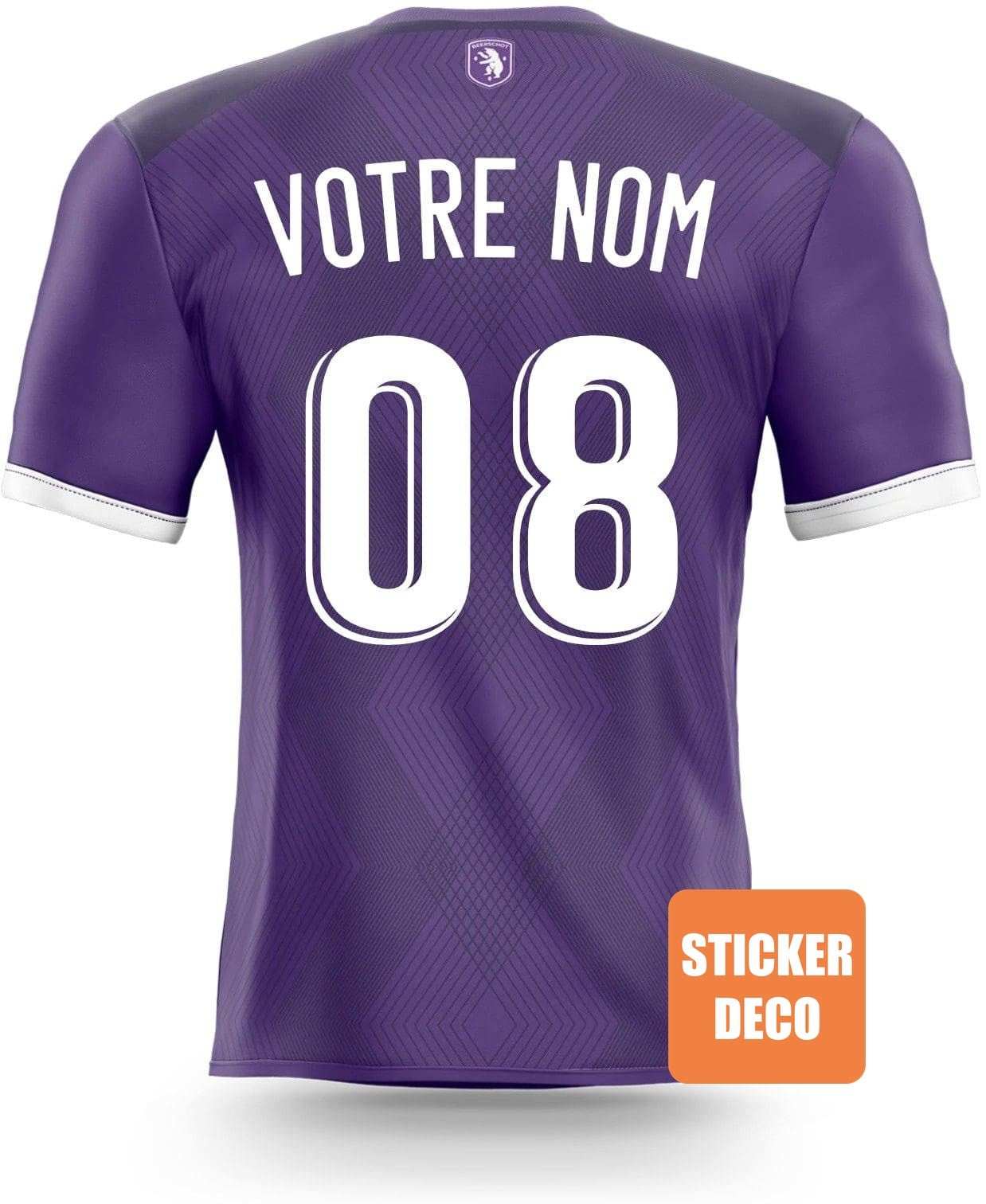 Déco foot maillot BEERSCHOT VAC sticker sticker-foot