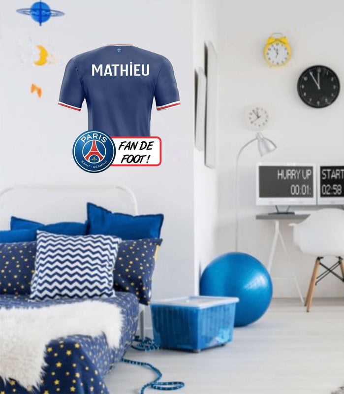 😍 Decoration STICKER OM - maillot OM 2023 pour fan de Marseille