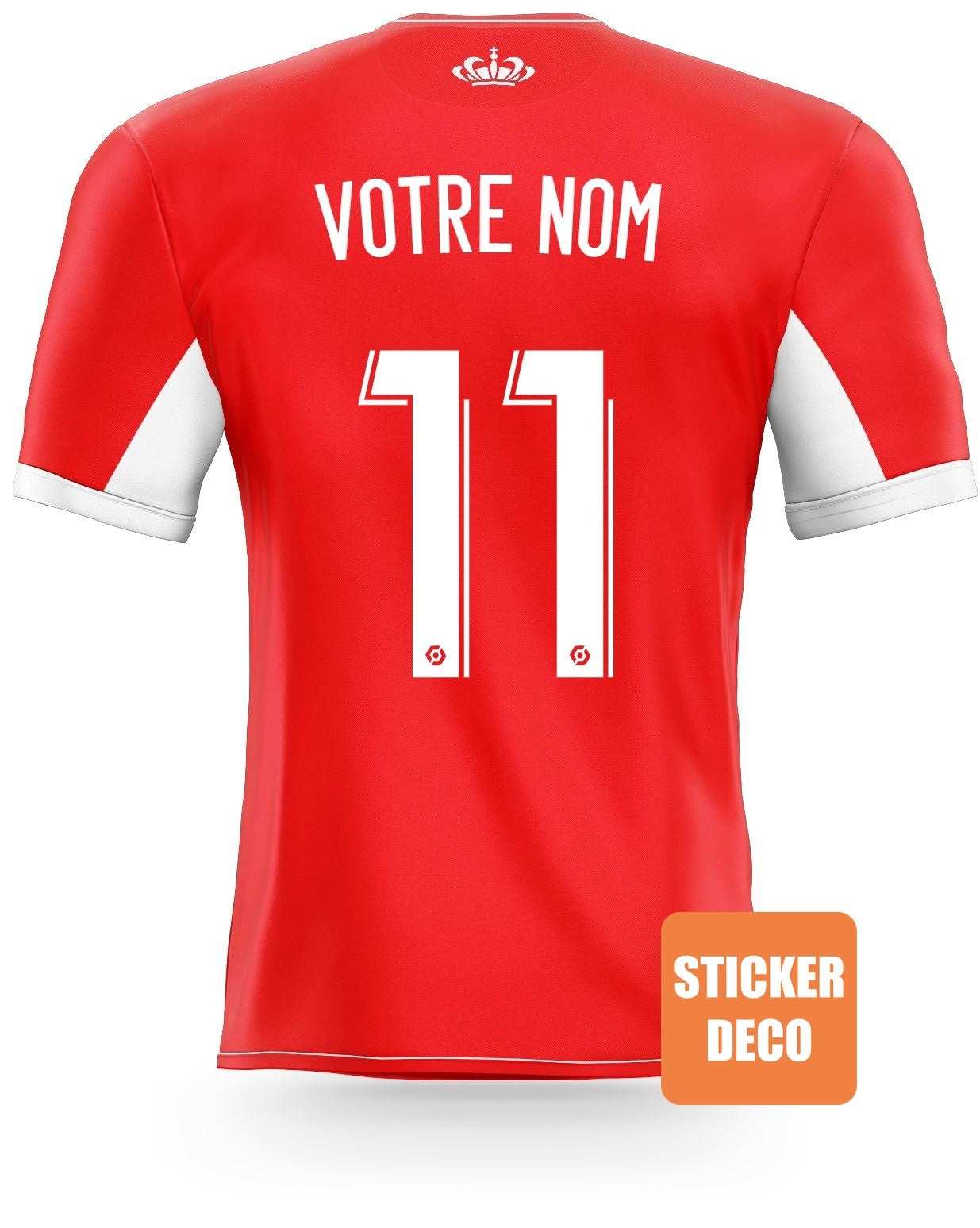 Déco foot MONACO Personnalisé sticker-foot