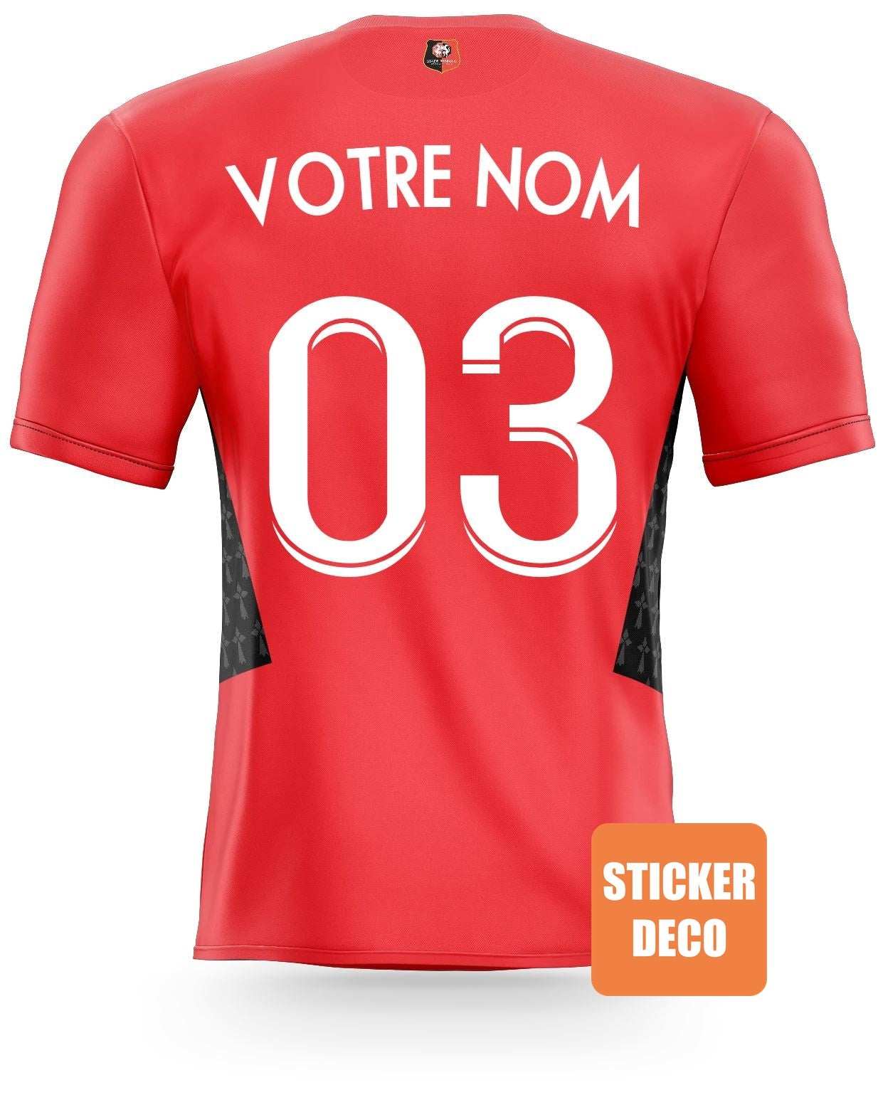 Déco foot - maillot de foot de rennes