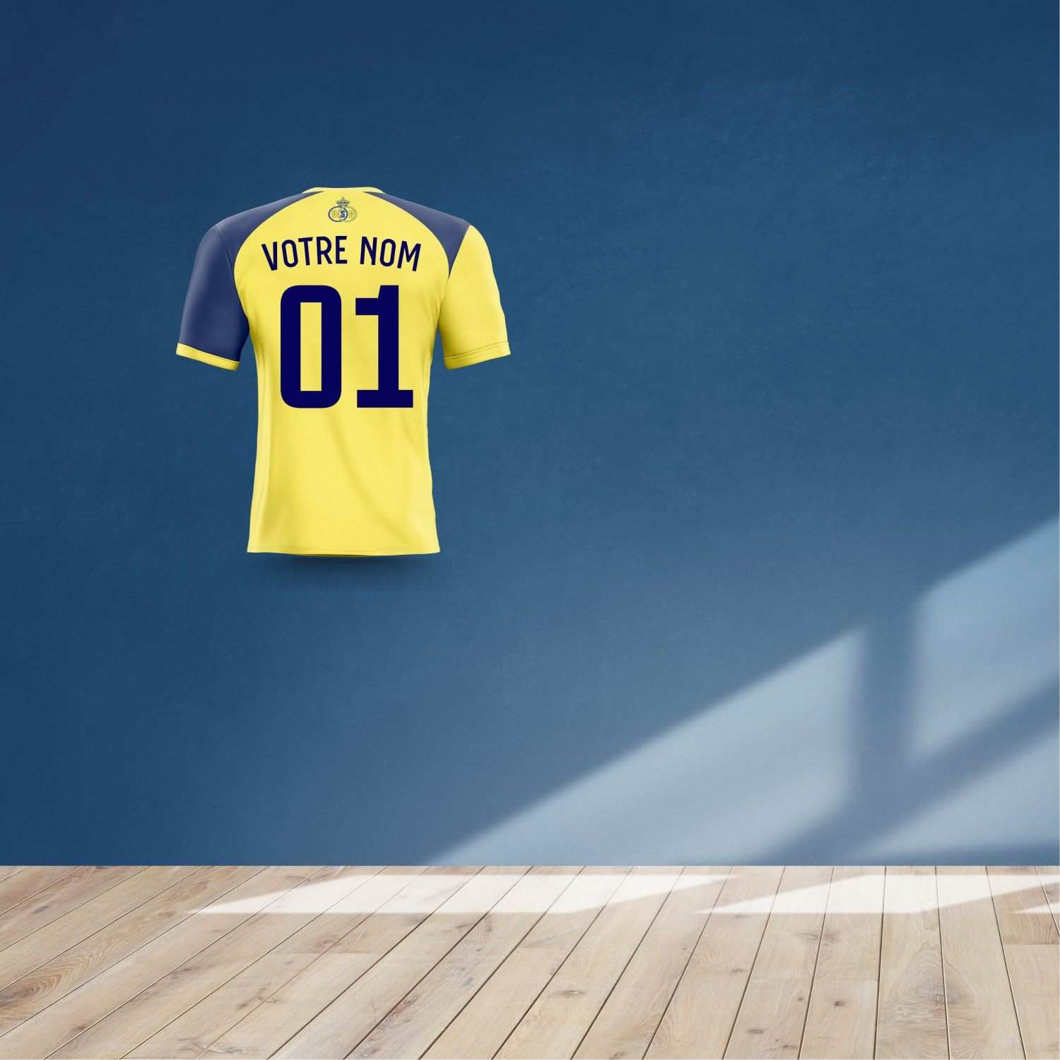 Déco foot SAINT GILLOISE Personnalisé sticker-foot