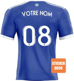 Déco sticker foot -Maillot STRASBOURG Personnalisé - Vignette | stickers foot