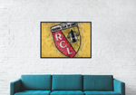 Affiche RC Lens decoration tableau pour fans - Vignette | stickers foot