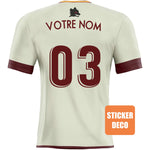 Déco sticker foot - 2023 AS ROMA EXTERIEUR Personnalisé - Vignette | stickers foot