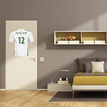 Déco sticker foot - Maillot Algérie blanc - Vignette | stickers foot