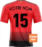 Adhésif deco maillot Manchester United collector 2019 - Vignette | stickers foot