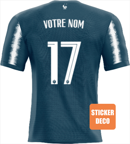 Sticker equipe de france -  maillot equipe de france entrainement