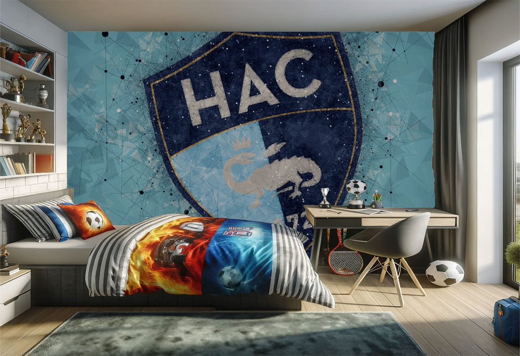 papier peint foot Le Havre HAC