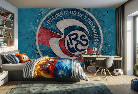 papier peint football RC Strasbourg Alsace