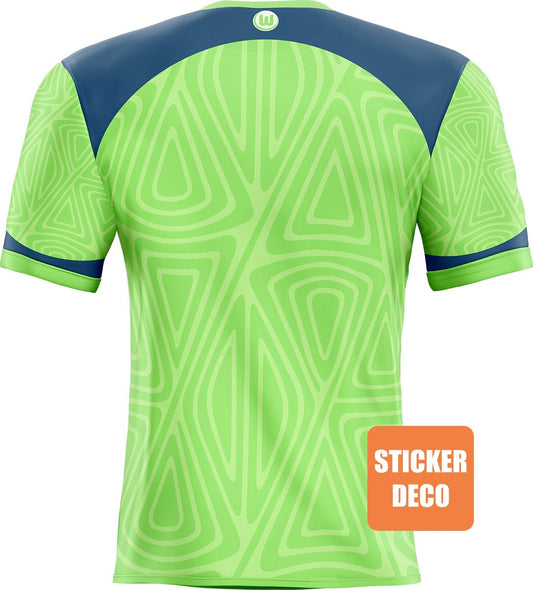 Déco sticker Wolfsburg maillot football