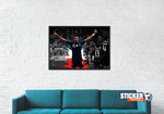 Déco foot  Tableau MBAPPÉ en équipe de France - Vignette | stickers foot