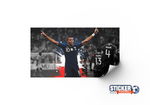 Déco foot  Tableau MBAPPÉ en équipe de France - Vignette | stickers foot