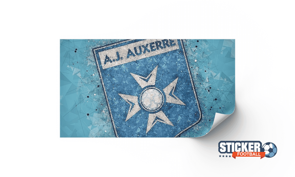 Déco football logo AJ Auxerre