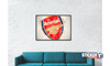 Déco tableau foot logos Arsenal