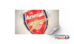 Déco tableau foot logos Arsenal - Vignette | stickers foot