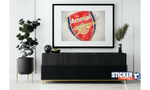 Déco tableau foot logos Arsenal - Vignette | stickers foot